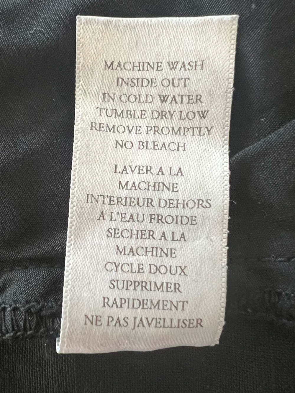 Frank & Eileen Black Waterford Italian Performance Linen Shorts Size 10 - Picture 6 of 6